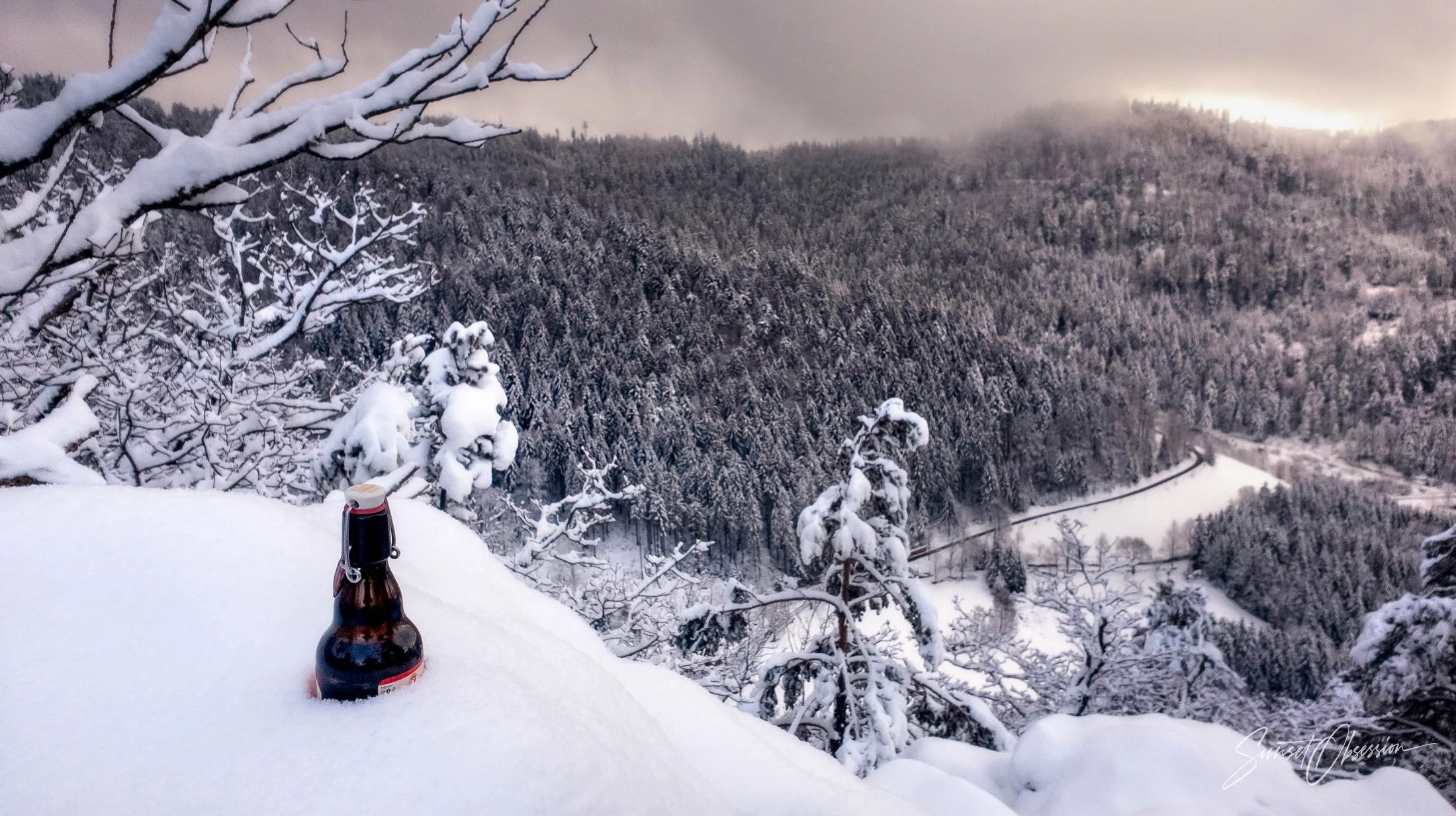 A beautiful winter afternoon in the Black Forest, Germany