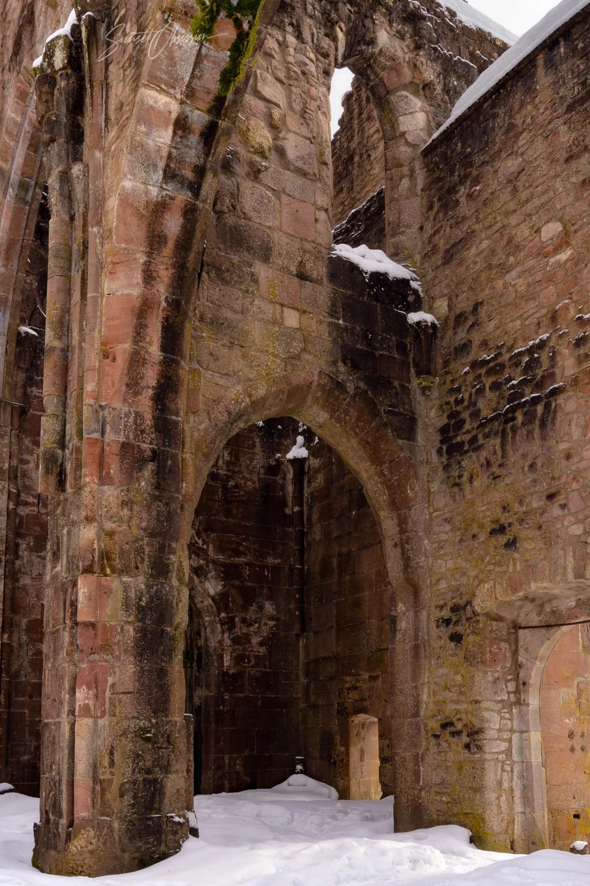 Aincient Passages in All Saints Abbey, Schwarzwald, Germany
