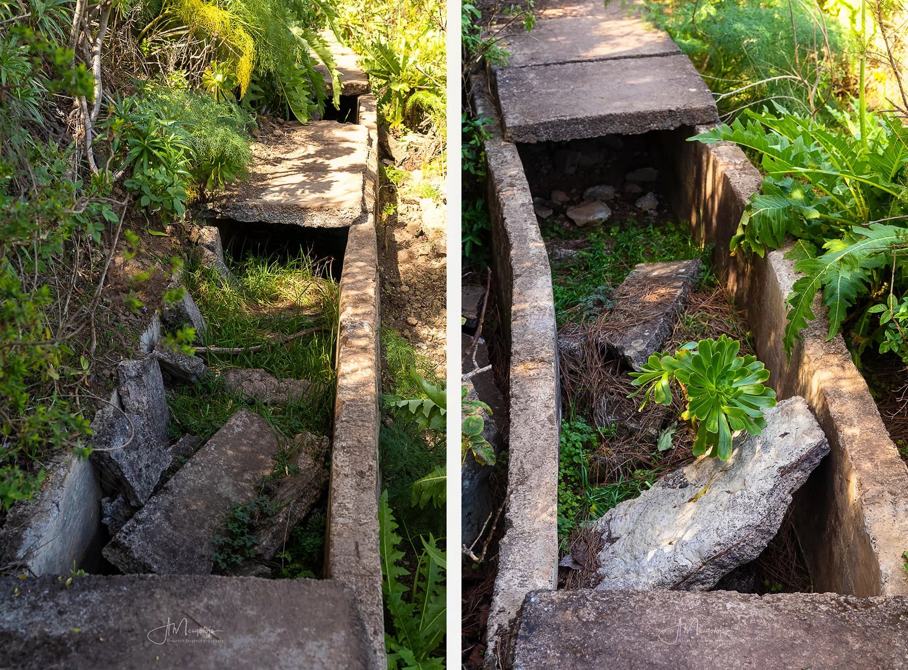 Collapsed waterway en route to Ventanas de Güimar