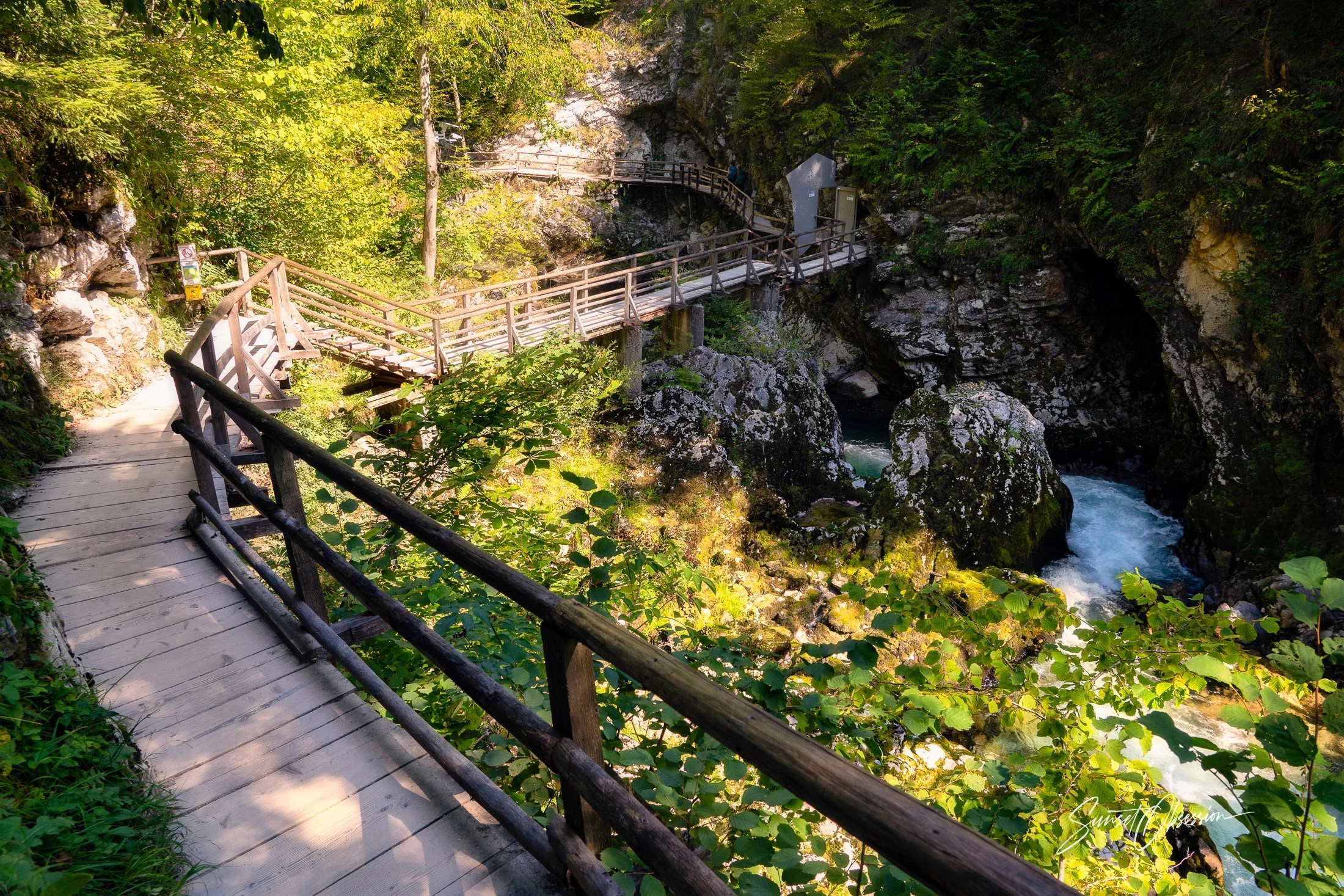 The Entrance to Vintgar Gorge