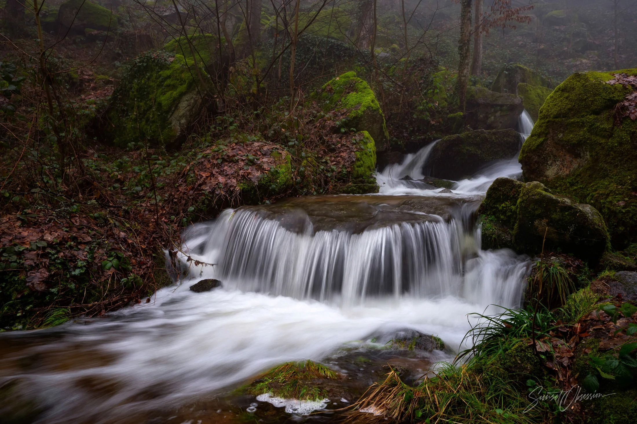 Beautiful waterfalls in the Black Forest, Germany