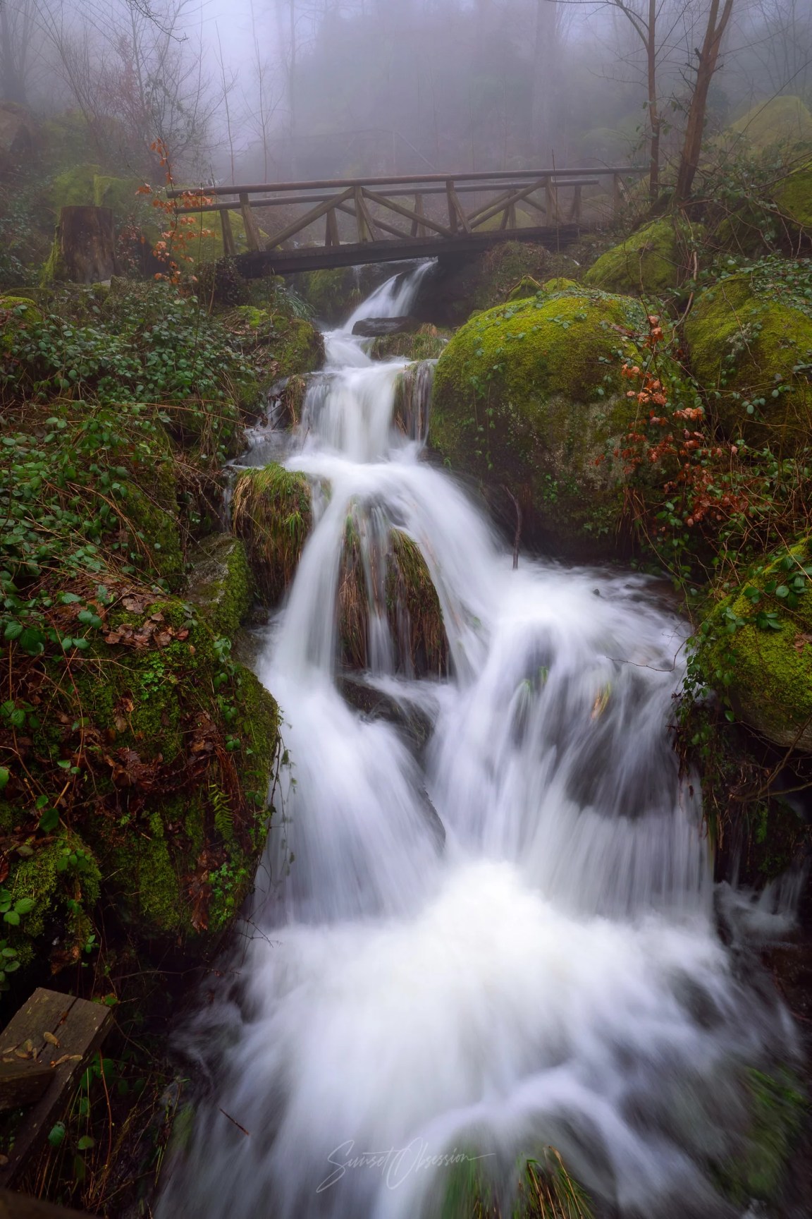 Gaishöll Waterfall in the Black Forest, Germany
