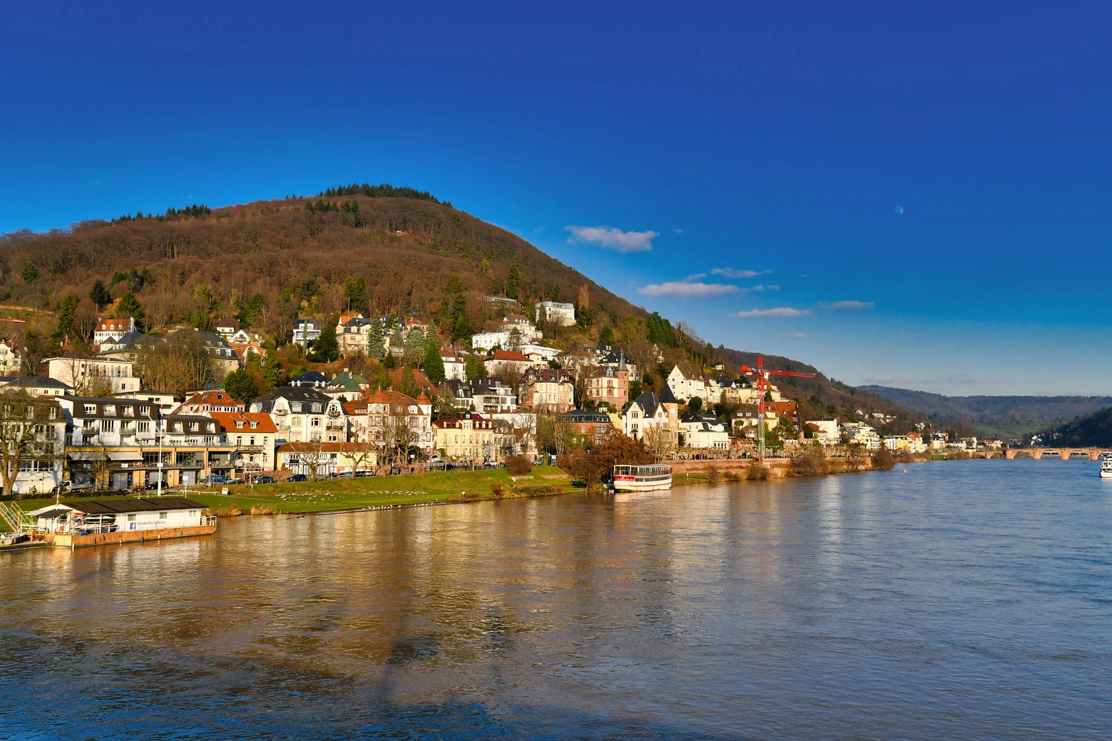 View of Heiligenberg hill from Heidelberg