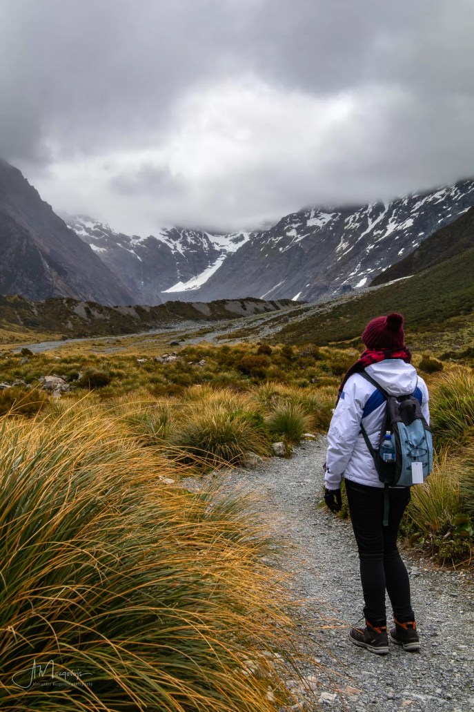 Hiking the Hooker Valley Track, Mt. Cook National Park, New Zealand