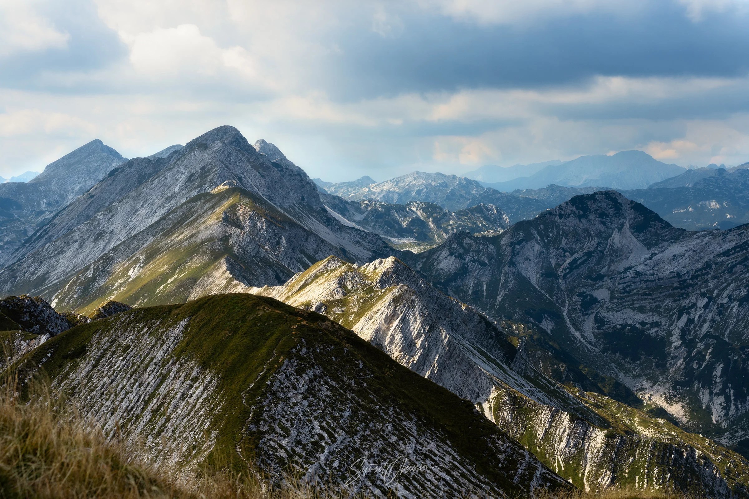The beautiful Jualian Alps of Slovenia