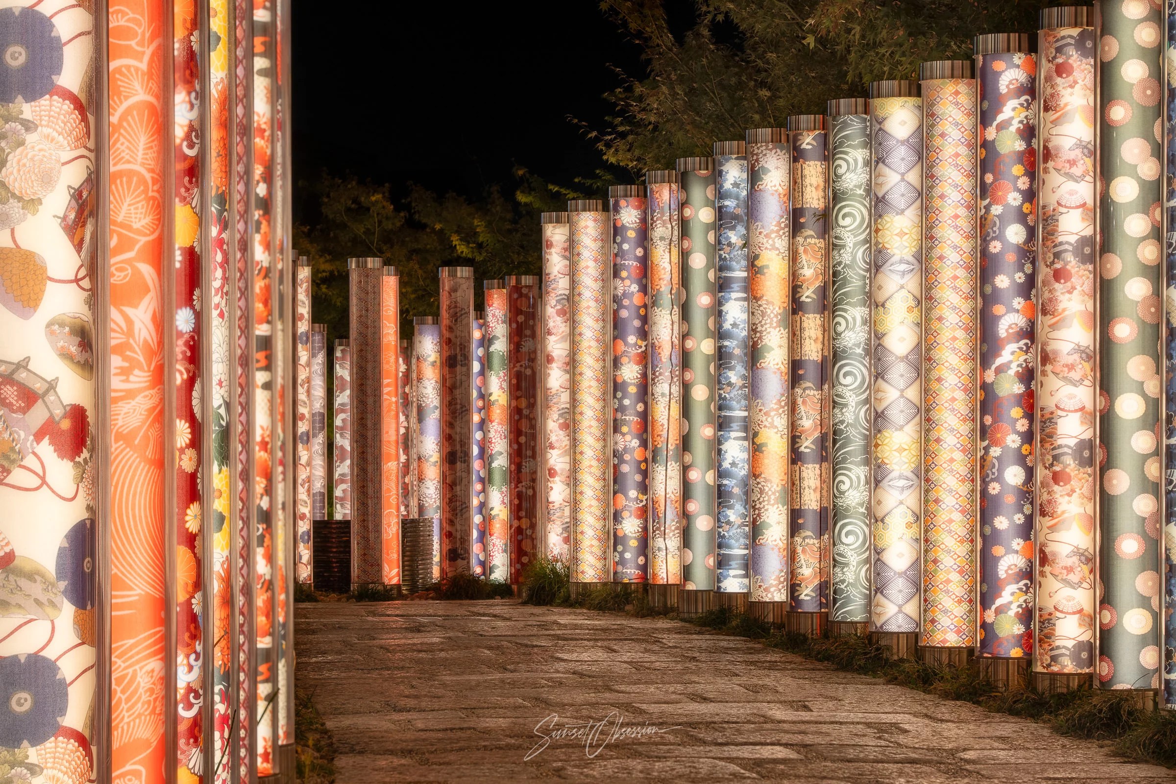 Kimono Forest is one example of less famous Kyoto photography locations