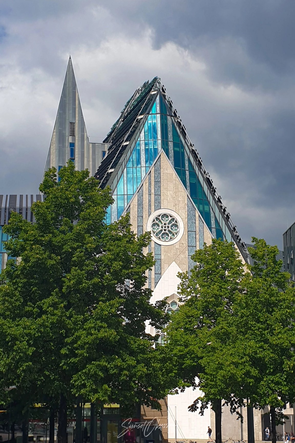 The new building of the Leipzig University is a homage to the old medieval building destroyed by the communist regime