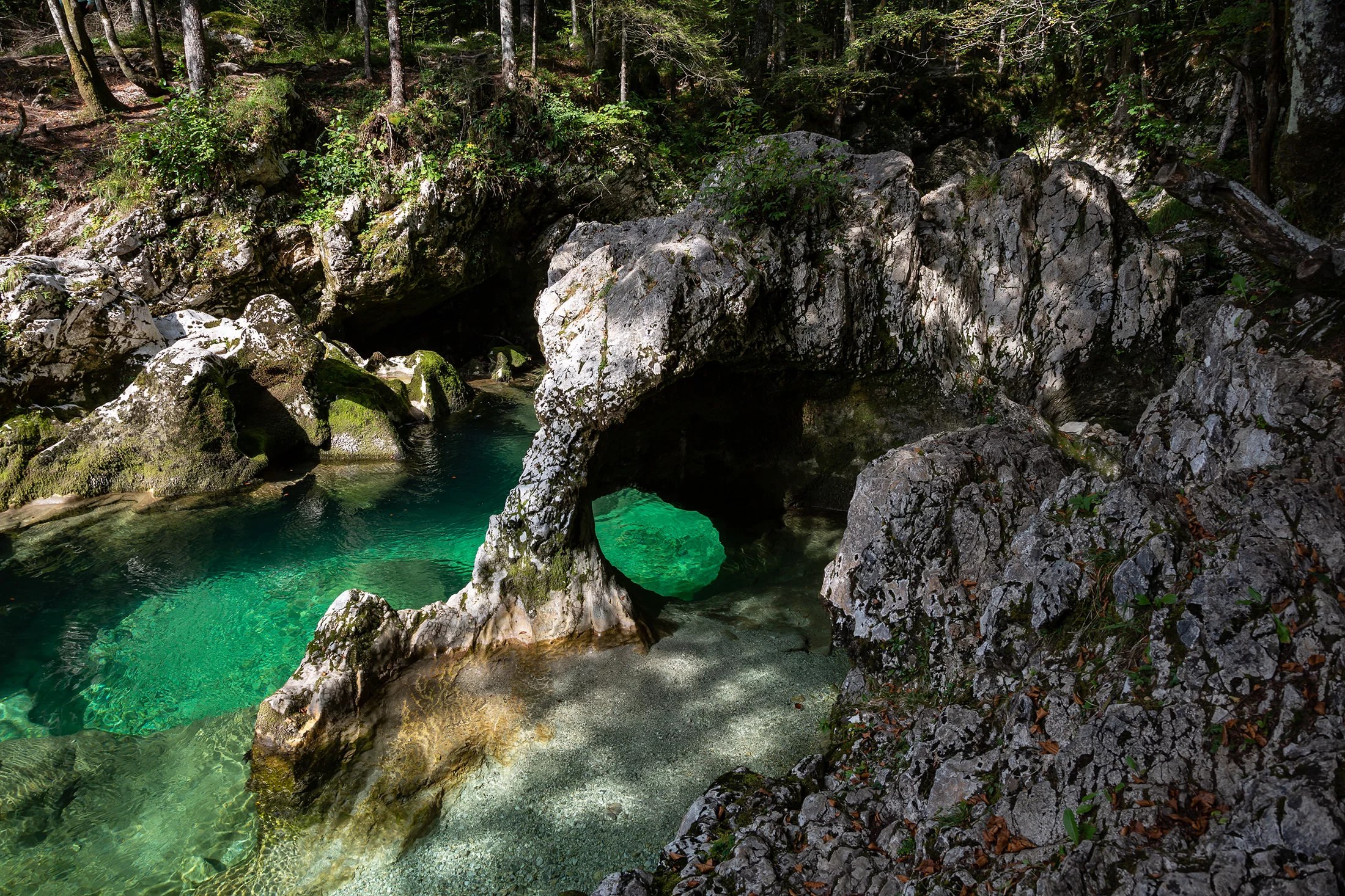 Mostnica Gorge is one of the easier hiking routes in the Julian Alps