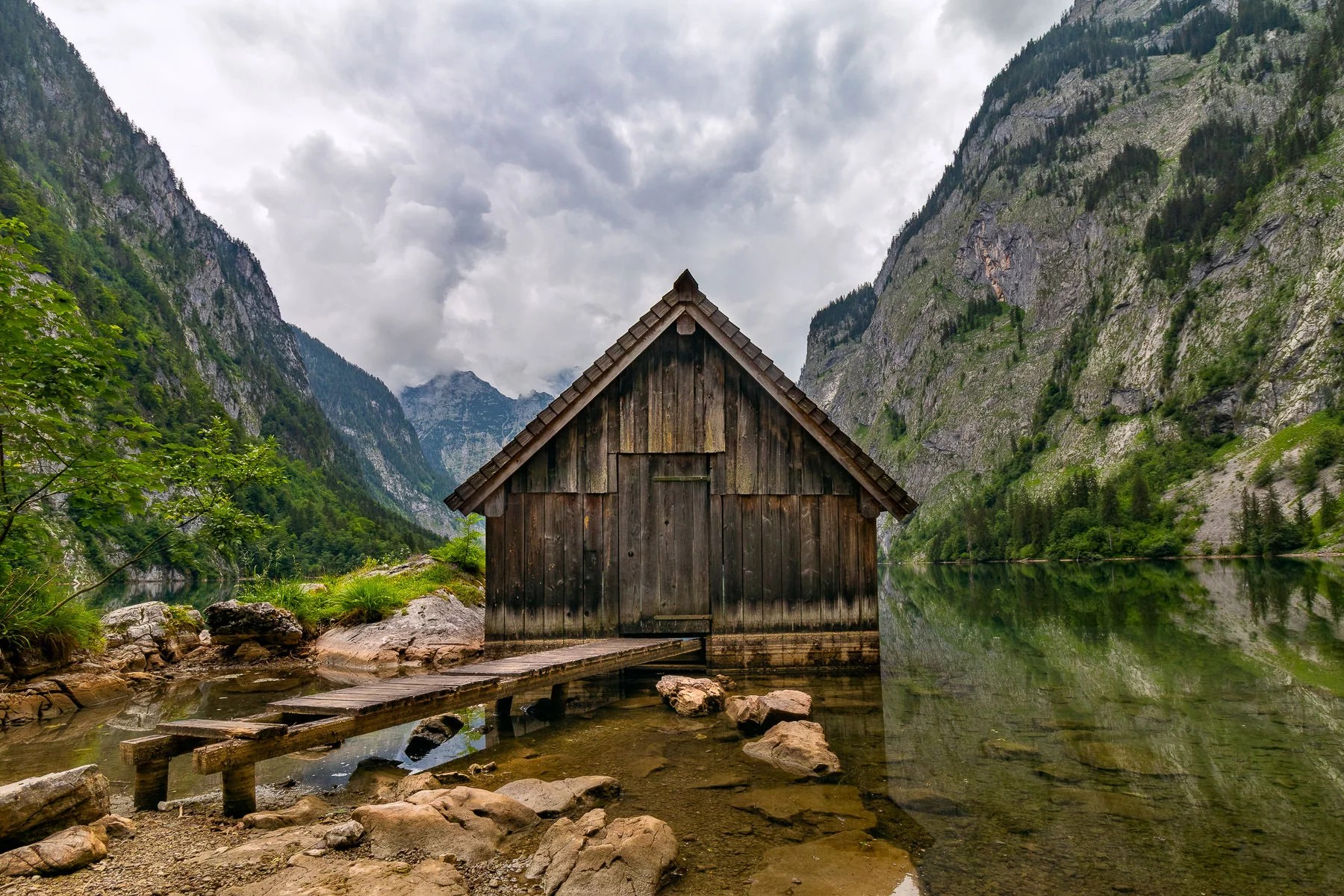 Boathouses of Lake Obersee