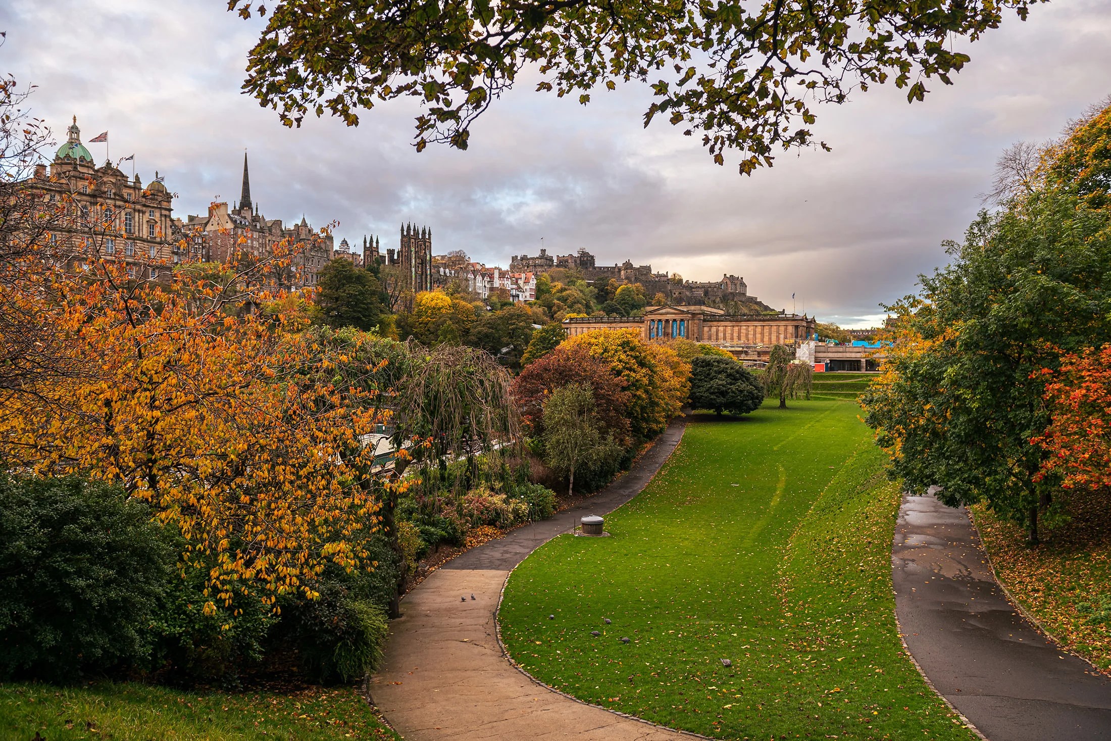 An autumn day in East Princess Street Gardens