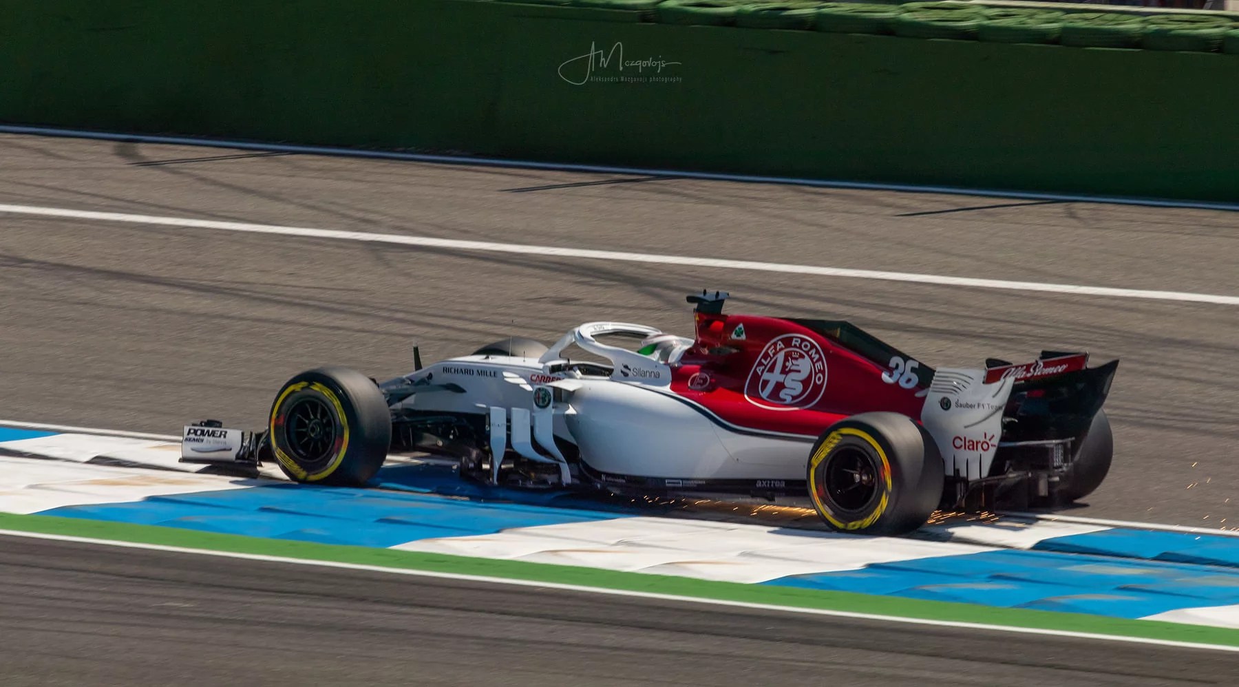 Antonia Giovinazzi on track during practice session in Hockenheim Formula 1 Grand Prix