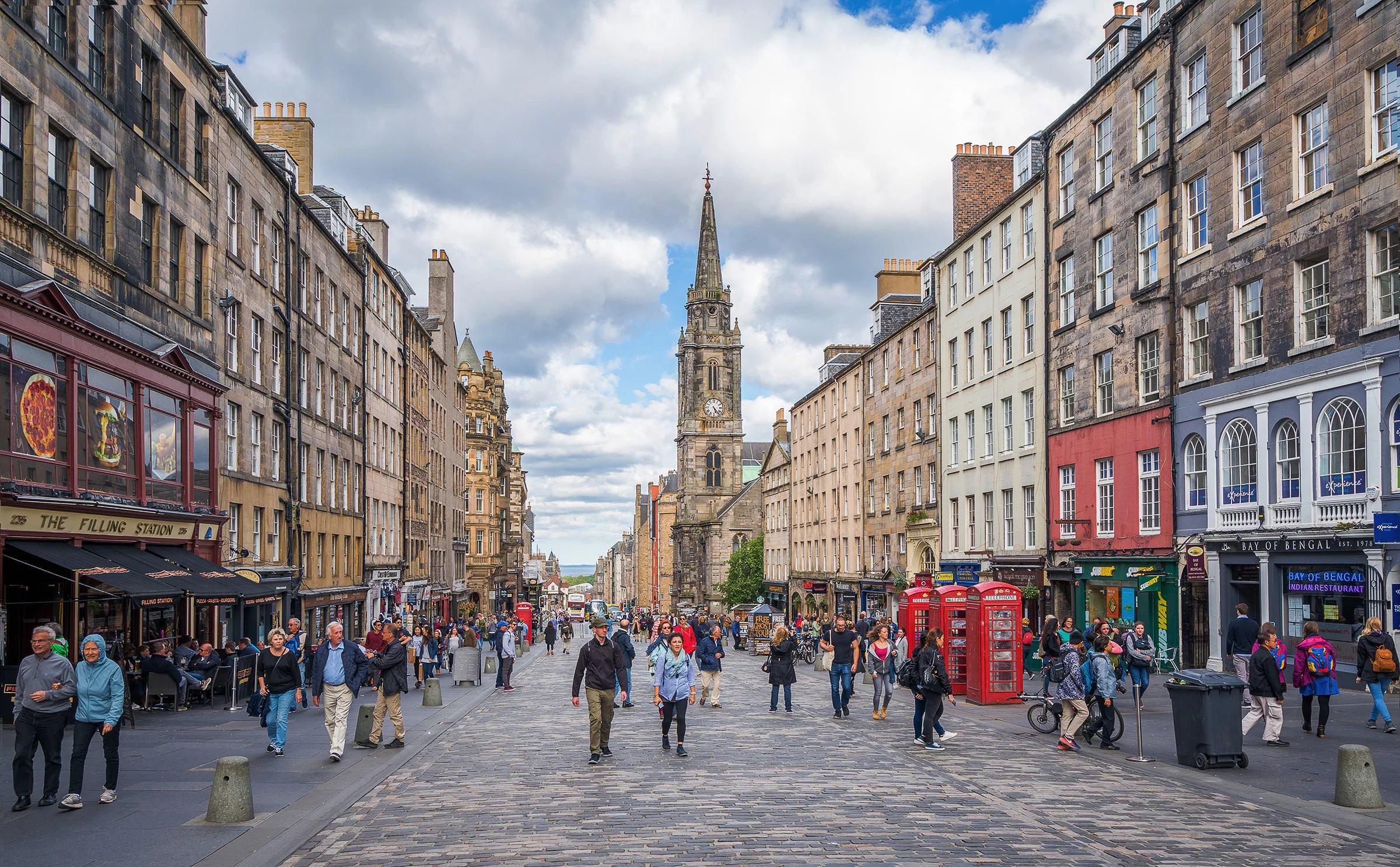 The Royal Mile is the most popular part of Edinburgh
