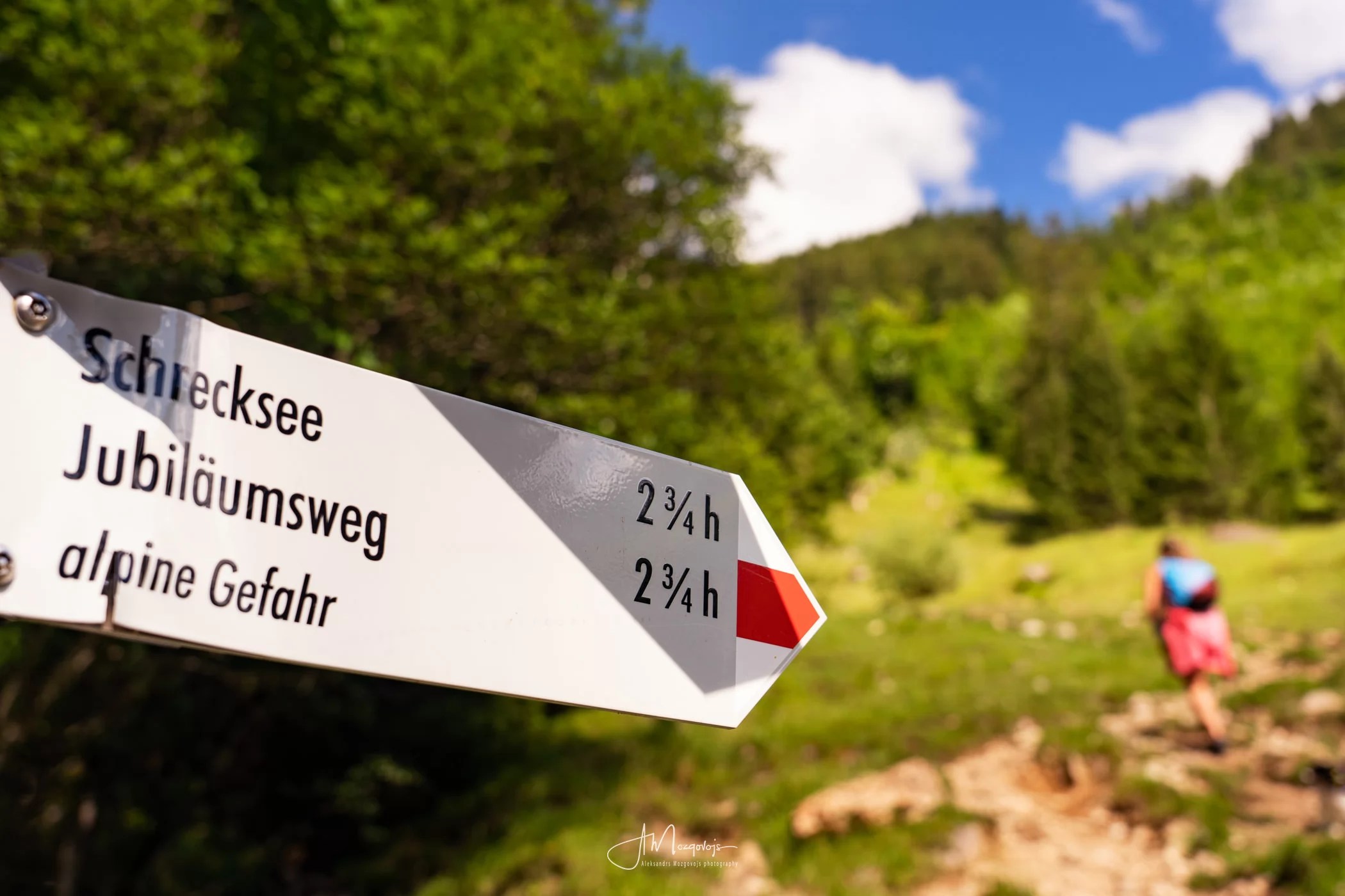 Second part of the hike to lake Schrecksee is 3 hours of rough terrain