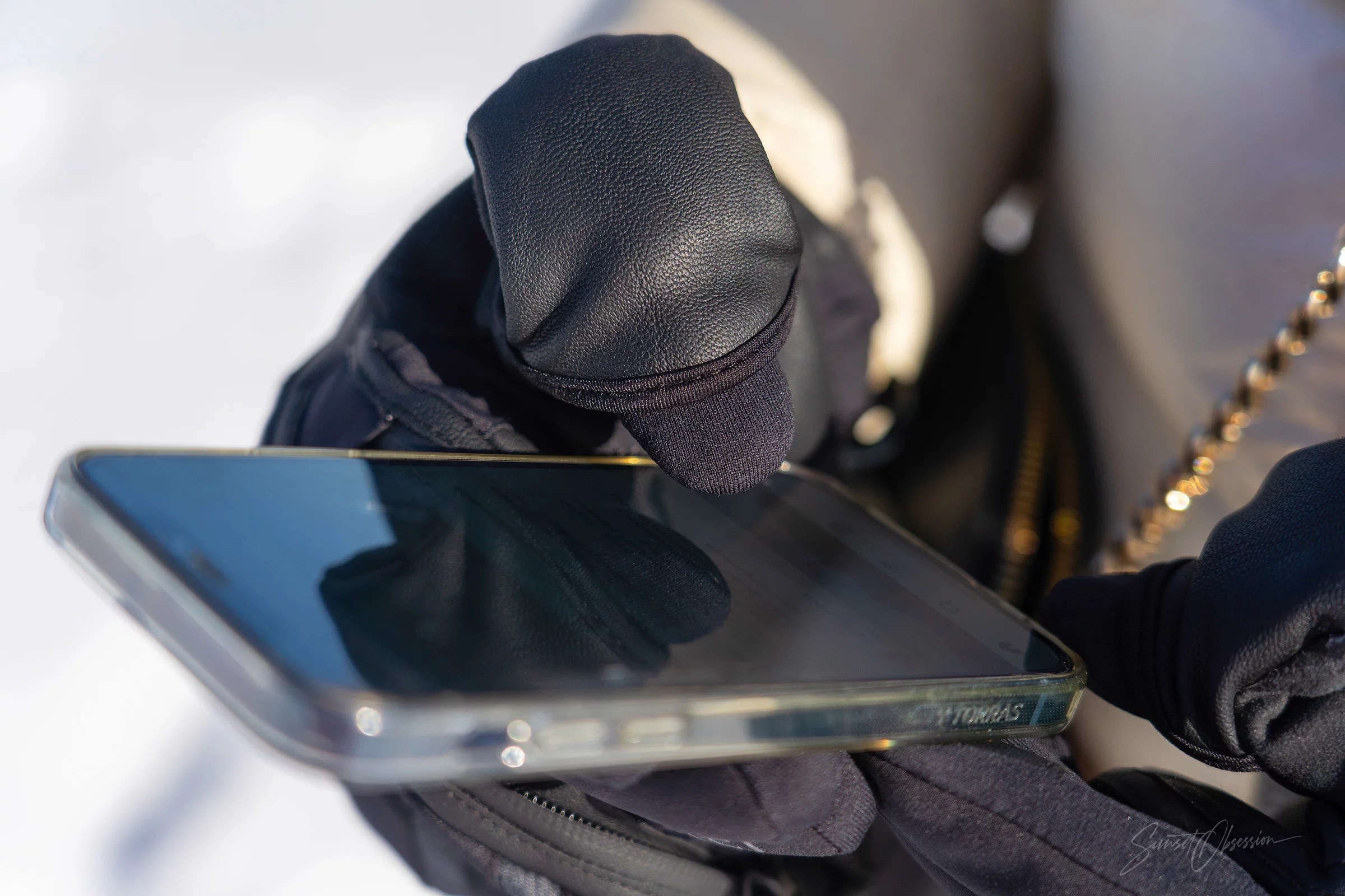 Inner liner gloves are touch-enabled so you can use your phone in them