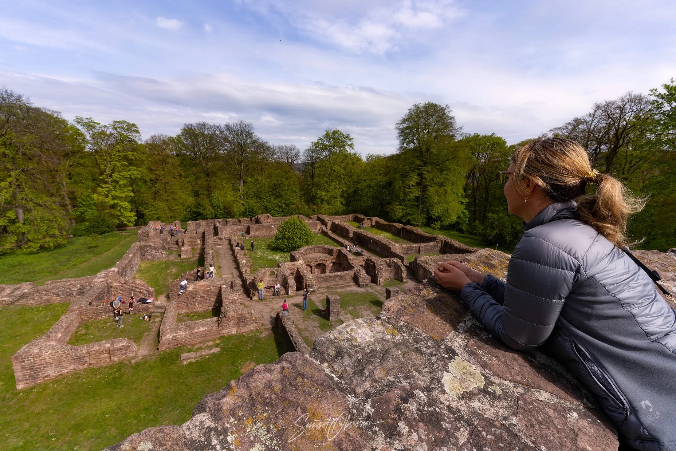 The ruins of St Michael Monastery on Heiligenberg near Heidelberg
